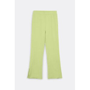 Pantalon Enorsia Pantalons en jersey texturé à côtes et fente latérale Vert FR 36,FR 38,FR 40,FR 42,FR 44,FR 46 Dames Pantalon Enorsia Pantalons en jersey texturé à côtes et fente latérale Vert FR 36,FR 38,FR 40,FR 42,FR 44,FR 46 Dames