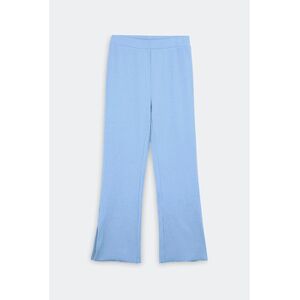 Pantalon Enorsia Pantalons en jersey texturé à côtes et fente latérale Bleu FR 36,FR 38,FR 40,FR 42,FR 44,FR 46 Dames Pantalon Enorsia Pantalons en jersey texturé à côtes et fente latérale Bleu FR 36,FR 38,FR 40,FR 42,FR 44,FR 46 Dames