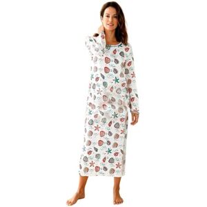 Chemises de nuit Daxon by - Lot de 2 chemises de nuit longues Blanc FR 40,FR 52,FR 60 Dames Chemises de nuit Daxon by - Lot de 2 chemises de nuit longues Blanc FR 40,FR 52,FR 60 Dames