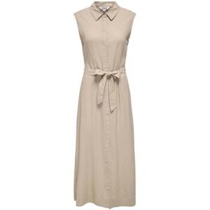 Robe Only Onlgoa Sl Linen Bl Shirt Dress Cc Pnt 15363697 Beige EU S,EU M,EU XS Dames Robe Only Onlgoa Sl Linen Bl Shirt Dress Cc Pnt 15363697 Beige EU S,EU M,EU XS Dames