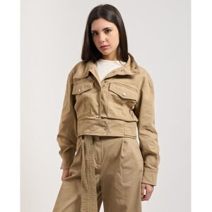 Blouson BOSS Veste femme Jacelia avec grandes poches Beige IT 44,IT 46 Dames Blouson BOSS Veste femme Jacelia avec grandes poches Beige IT 44,IT 46 Dames