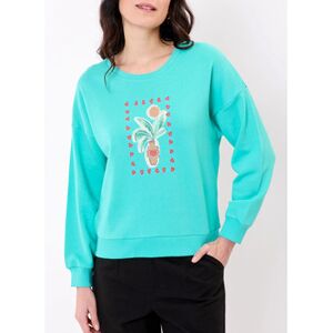 Sweatshirts La Fiancee Du Mekong Sweat coton bio col rond PRUNE Bleu FR 36 / 38,FR 40 / 42,FR 44 / 46 Dames Sweatshirts La Fiancee Du Mekong Sweat coton bio col rond PRUNE Bleu FR 36 / 38,FR 40 / 42,FR 44 / 46 Dames