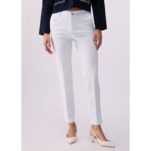 Chinots Liu Jo Pantalon chino coupe slim Blanc US 27,US 26,US 31 Dames Chinots Liu Jo Pantalon chino coupe slim Blanc US 27,US 26,US 31 Dames