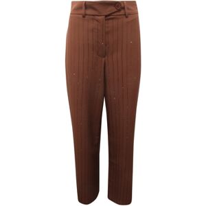Pantalons droit No Secrets - Marron IT 42,IT 44 Dames Pantalons droit No Secrets - Marron IT 42,IT 44 Dames