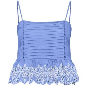 Blouses Only ONLTULUM SHORT SL EMB TOP WVN Bleu IT XS,IT L Dames Blouses Only ONLTULUM SHORT SL EMB TOP WVN Bleu IT XS,IT L Dames