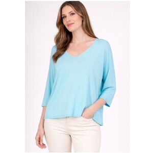 Sweat-shirt Kebello Pull V F, Turquoise Bleu EU S,EU M,EU XS Dames Sweat-shirt Kebello Pull V F, Turquoise Bleu EU S,EU M,EU XS Dames