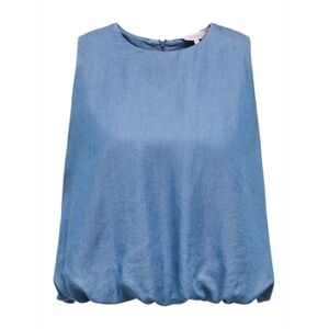 Blouses Only Top Charis Life - Medium Blue Denim Bleu EU S,EU M,EU L,EU XL Dames Blouses Only Top Charis Life - Medium Blue Denim Bleu EU S,EU M,EU L,EU XL Dames