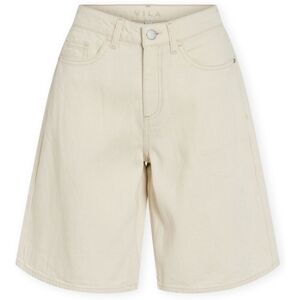 Short Vila Maj Denim Shorts - Ecru Beige FR 34,FR 36,FR 38,FR 42 Dames Short Vila Maj Denim Shorts - Ecru Beige FR 34,FR 36,FR 38,FR 42 Dames