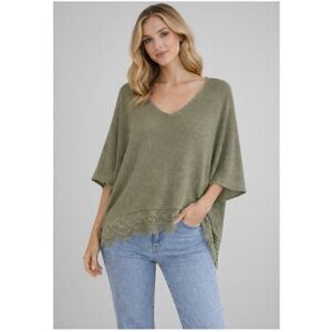 Sweat-shirt Kebello Pull V F, Vert Vert EU S,EU M,EU L Dames Sweat-shirt Kebello Pull V F, Vert Vert EU S,EU M,EU L Dames