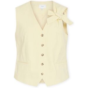 Blouses Vila Alara Vest - Pastel Yellow Jaune FR 34,FR 36,FR 38,FR 40,FR 42 Dames Blouses Vila Alara Vest - Pastel Yellow Jaune FR 34,FR 36,FR 38,FR 40,FR 42 Dames