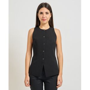 Veste BOSS Gilet Juleran femme à rayures craie Noir IT 40,IT 42,IT 44 Dames Veste BOSS Gilet Juleran femme à rayures craie Noir IT 40,IT 42,IT 44 Dames