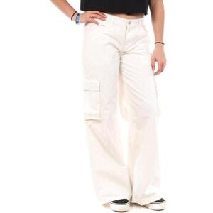 Pantalons large Jennyfer PLOUF Blanc FR 34,FR 36,FR 38,EU 40,EU 42 Dames Pantalons large Jennyfer PLOUF Blanc FR 34,FR 36,FR 38,EU 40,EU 42 Dames