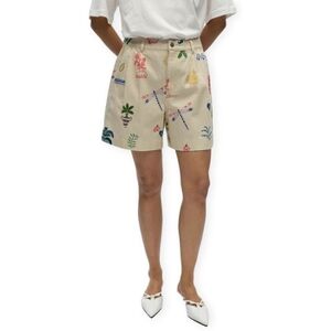 Short Object Ally Shorts - Humus/Multi Beige FR 34,FR 42 Dames Short Object Ally Shorts - Humus/Multi Beige FR 34,FR 42 Dames