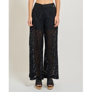 Pantalons large Markup Pantalon palazzo femme en dentelle Sangallo Noir IT 42,IT 44,IT 46 Dames Pantalons large Markup Pantalon palazzo femme en dentelle Sangallo Noir IT 42,IT 44,IT 46 Dames