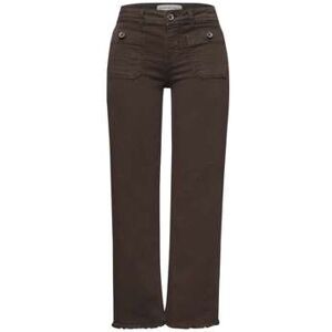 Pantalons droit Street One 197013VTPE26 Marron FR 38,FR 40,FR 42,FR 44,FR 46 Dames Pantalons droit Street One 197013VTPE26 Marron FR 38,FR 40,FR 42,FR 44,FR 46 Dames