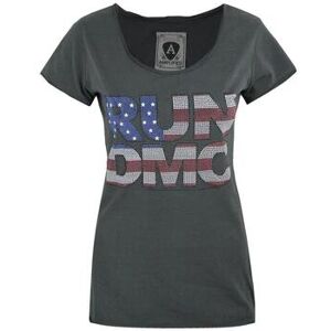 T-shirt Amplified Clothing Run DMC T-shirt à manches courtes Gris UK XS,UK S,UK M Dames T-shirt Amplified Clothing Run DMC T-shirt à manches courtes Gris UK XS,UK S,UK M Dames
