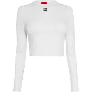 Blouses HUGO Dafilomena Blanc EU 40,EU 42 Dames Blouses HUGO Dafilomena Blanc EU 40,EU 42 Dames