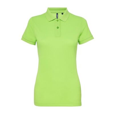 Asquith & Fox Polo Vert Néon 2XL - Mélange Performance Asquith & Fox Polo Vert Néon 2XL - Mélange Performance