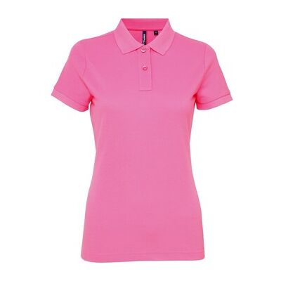 Asquith & Fox Polo Performance Femme Rose Néon - 2XL Asquith & Fox Polo Performance Femme Rose Néon - 2XL