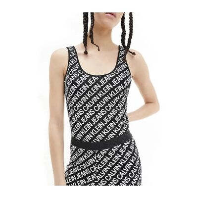 Débardeur Calvin Klein Logo Milano Noir - Débardeur Débardeur Calvin Klein Logo Milano Noir - Débardeur
