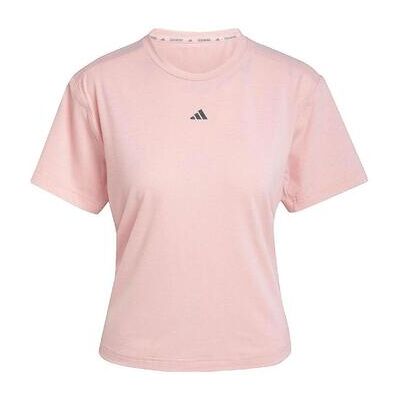 T-shirt rose Power Back-Cutout 3 bandes Adidas - Entraînement T-shirt rose Power Back-Cutout 3 bandes Adidas - Entraînement