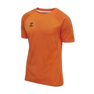 T-shirt HUMMEL Lead Poly Tigre Orange - Vêtements de Sport T-shirt HUMMEL Lead Poly Tigre Orange - Vêtements de Sport