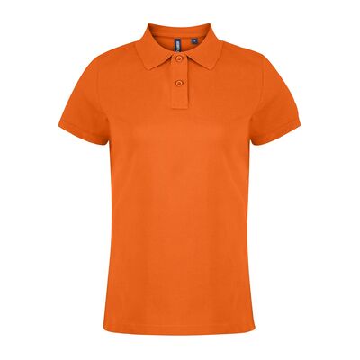 T-shirt polo à manches courtes pour femmes Asquith & Fox - Orange - 2XL T-shirt polo à manches courtes pour femmes Asquith & Fox - Orange - 2XL