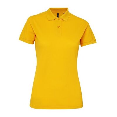 Asquith & Fox Tournesol S Polo Jaune - Mélange Performance Asquith & Fox Tournesol S Polo Jaune - Mélange Performance