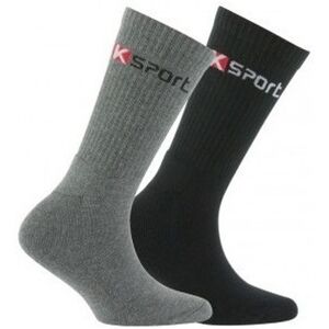 Chaussettes enfant Kindy Pack de 2 paires de chaussettes k-sport enfant Gris 31 / 34,36 / 40 Meisjes Chaussettes enfant Kindy Pack de 2 paires de chaussettes k-sport enfant Gris 31 / 34,36 / 40 Meisjes