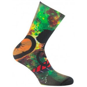 Chaussettes enfant Kindy Mi-chaussettes imprimées BMX Noir 31 / 34,36 / 40 Meisjes Chaussettes enfant Kindy Mi-chaussettes imprimées BMX Noir 31 / 34,36 / 40 Meisjes