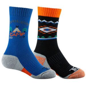 Chaussettes enfant Thyo Lot de 2 paires de mi-chaussettes ADVENTURE Noir 30,33,27 / 29 Meisjes Chaussettes enfant Thyo Lot de 2 paires de mi-chaussettes ADVENTURE Noir 30,33,27 / 29 Meisjes