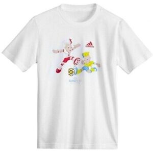T-shirt enfant adidas Euro Mascot Y Blanc EU L,EU XL Meisjes T-shirt enfant adidas Euro Mascot Y Blanc EU L,EU XL Meisjes