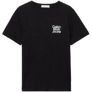 T-shirt enfant Calvin Klein Jeans IB0IB02037 BEH Noir 4 ans,6 ans,8 ans Jongens T-shirt enfant Calvin Klein Jeans IB0IB02037 BEH Noir 4 ans,6 ans,8 ans Jongens