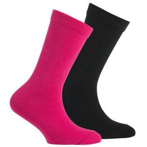 Chaussettes enfant Kindy Lot de 2 paires de mi-chaussettes en pur coton Noir 31 / 34,36 / 40 Meisjes Chaussettes enfant Kindy Lot de 2 paires de mi-chaussettes en pur coton Noir 31 / 34,36 / 40 Meisjes