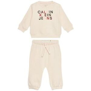 Ensembles de survêtement Calvin Klein Jeans City Beige 9 mois,12 mois Meisjes Ensembles de survêtement Calvin Klein Jeans City Beige 9 mois,12 mois Meisjes