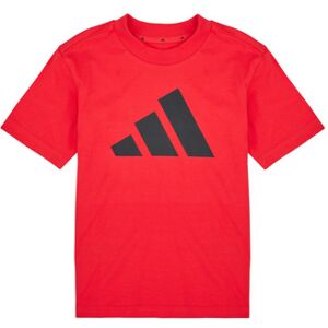 T-shirt à manches longues pour enfants Rouge - Adidas T-shirt à manches longues pour enfants Rouge - Adidas