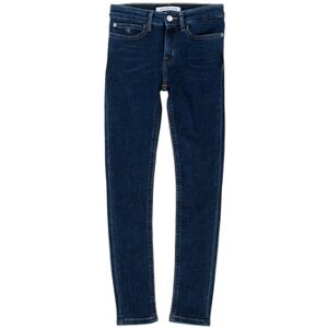 Jeans enfant Calvin Klein Jeans - Jean skinny junior - bleu brut Marine 10 ans,12 ans Meisjes Jeans enfant Calvin Klein Jeans - Jean skinny junior - bleu brut Marine 10 ans,12 ans Meisjes