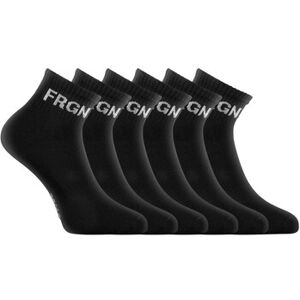 Chaussettes enfant Freegun Lot de 6 paires de chaussettes quarter enfant modèle FRGN noir Noir 31 / 34,35 / 38 Jongens Chaussettes enfant Freegun Lot de 6 paires de chaussettes quarter enfant modèle FRGN noir Noir 31 / 34,35 / 38 Jongens