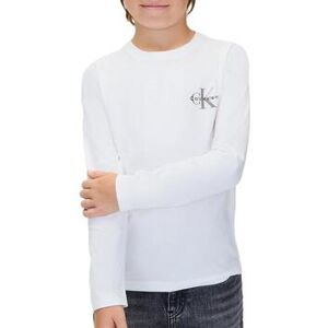 T-shirt enfant Calvin Klein Jeans Chest Monologo Blanc 8 ans,12 ans,14 ans,16 ans Jongens T-shirt enfant Calvin Klein Jeans Chest Monologo Blanc 8 ans,12 ans,14 ans,16 ans Jongens