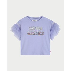 T-shirt enfant Billieblush T-shirt Jersey Manches Résille Paillettes Violet 6 ans,8 ans,10 ans Meisjes T-shirt enfant Billieblush T-shirt Jersey Manches Résille Paillettes Violet 6 ans,8 ans,10 ans Meisjes