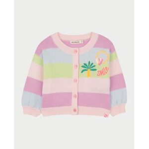 Gilet enfant Billieblush Cardigan Maille Rayures Broderies Paillettes Rose 6 mois,9 mois,12 mois,18 mois,2 ans Meisjes Gilet enfant Billieblush Cardigan Maille Rayures Broderies Paillettes Rose 6 mois,9 mois,12 mois,18 mois,2 ans Meisjes
