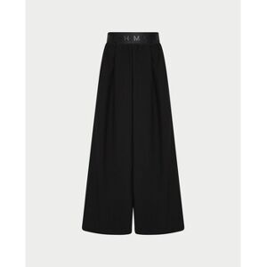 Pantalons large John Richmond Pantalon fille avec ceinture élastique logorisée Noir 8 ans,10 ans Meisjes Pantalons large John Richmond Pantalon fille avec ceinture élastique logorisée Noir 8 ans,10 ans Meisjes