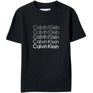 T-shirt enfant Calvin Klein Jeans STACKED LOGO SS T-SHIRT Noir 8 ans,10 ans,12 ans,14 ans,16 ans Jongens T-shirt enfant Calvin Klein Jeans STACKED LOGO SS T-SHIRT Noir 8 ans,10 ans,12 ans,14 ans,16 ans Jongens