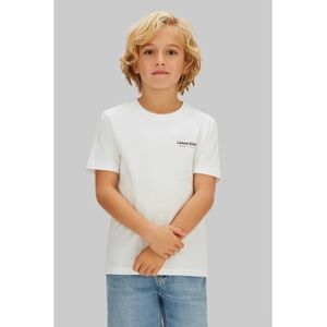 T-shirt enfant Calvin Klein Jeans IB0IB02608 Blanc 8 ans,12 ans,14 ans Jongens T-shirt enfant Calvin Klein Jeans IB0IB02608 Blanc 8 ans,12 ans,14 ans Jongens