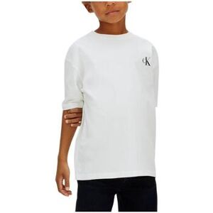 T-shirt enfant Calvin Klein Jeans LVCKSJA05YAF Blanc 4 ans,6 ans,10 ans,12 ans,14 ans,16 ans Jongens T-shirt enfant Calvin Klein Jeans LVCKSJA05YAF Blanc 4 ans,6 ans,10 ans,12 ans,14 ans,16 ans Jongens