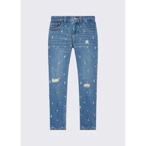 Jeans enfant Liu Jo Jean droit avec broderies bijoux Bleu EU S,EU M,EU L,EU XS,EU XXS Meisjes Jeans enfant Liu Jo Jean droit avec broderies bijoux Bleu EU S,EU M,EU L,EU XS,EU XXS Meisjes