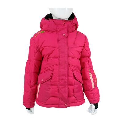 Veste de ski Peak Mountain Ganecy - Orange, Rose, Noir - 10-16 Ans Veste de ski Peak Mountain Ganecy - Orange, Rose, Noir - 10-16 Ans