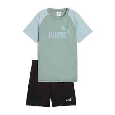 Puma - ESS No.1 Logo Poly Tee et Short Set B Puma - ESS No.1 Logo Poly Tee et Short Set B