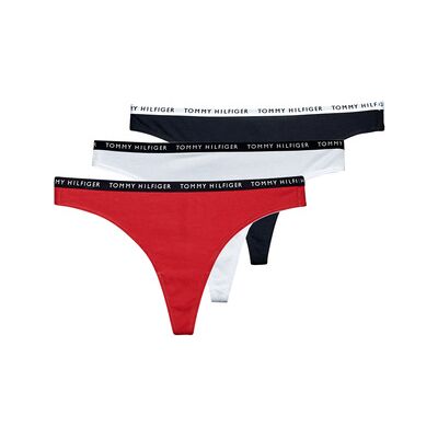 Strings Tommy Hilfiger THONG X3 Multicolore EU M Dames Strings Tommy Hilfiger THONG X3 Multicolore EU M Dames