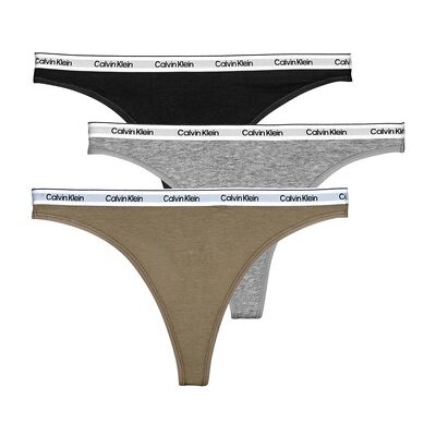 Strings Calvin Klein Jeans THONG X3 Multicolore EU L,EU XL Dames Strings Calvin Klein Jeans THONG X3 Multicolore EU L,EU XL Dames